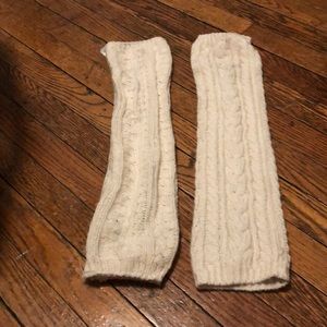 White leg warmers